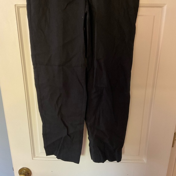 J.Crew Linen-cotton blend sailor pant Black Size 2 NWT Capsule Wardrobe Staple - Picture 7 of 11